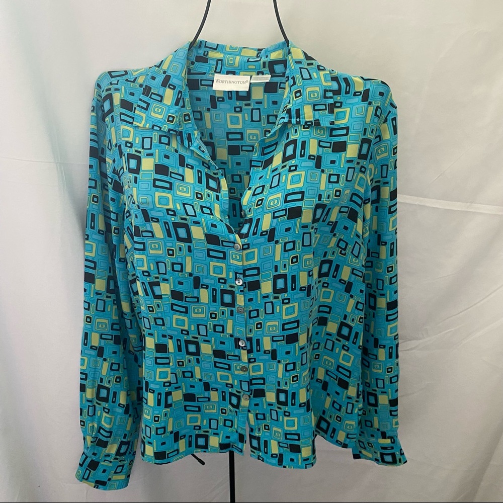 Worthington 100% Silk Blouse